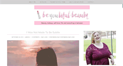 Desktop Screenshot of beyoutiful-beauty.com