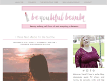 Tablet Screenshot of beyoutiful-beauty.com